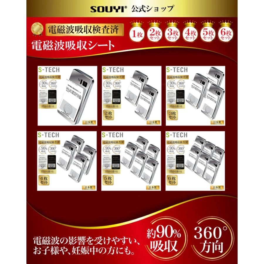 SOUYI（ソウイ） 電磁波吸収シート SY-012 電磁波防止 電磁波カット
