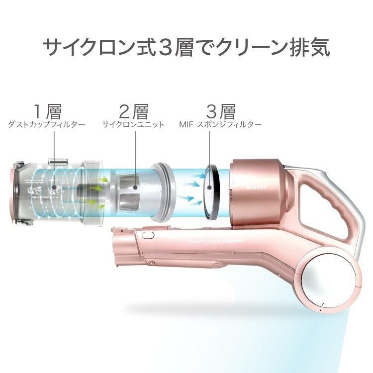 SOUYI（ソウイ） 掃除機 コードレス サイクロン 吸引力 スティック