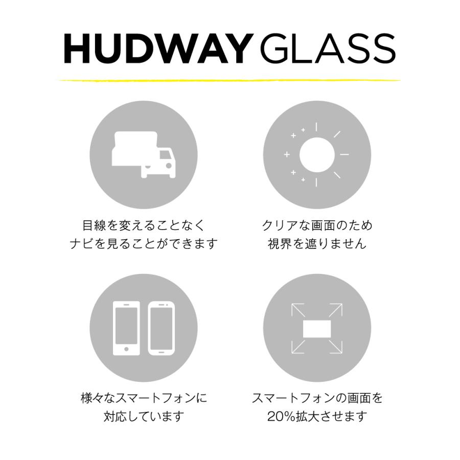 HUDWAY GLASSヘッドアップディスプレイ HUD カーナビタイムアプリ専用