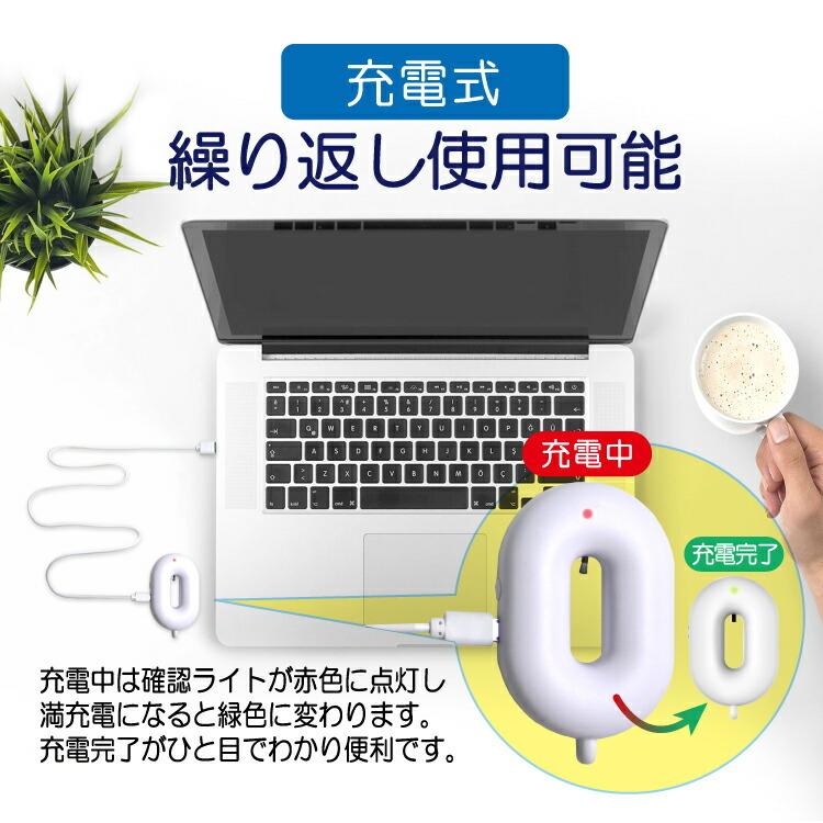 SOUYI（ソウイ） 首掛け空気洗浄機 スタンドセット付 携帯用 空気清浄