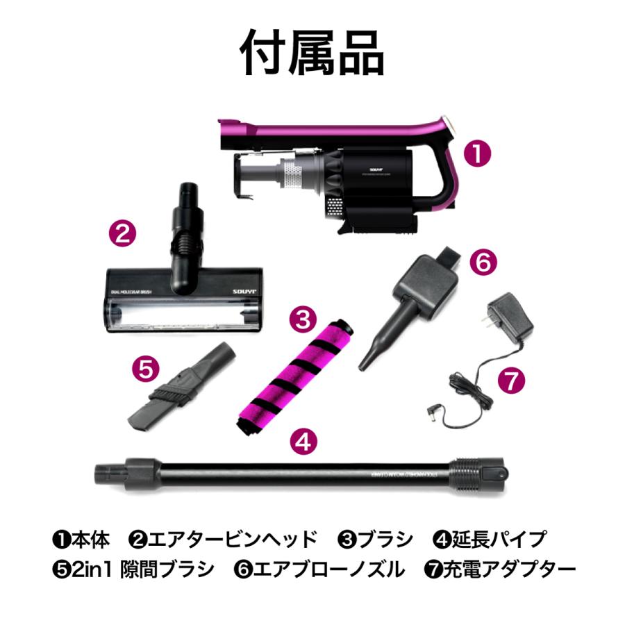 SOUYI（ソウイ） 強吸引 18000pa 掃除機 コードレス パワー クリーナー