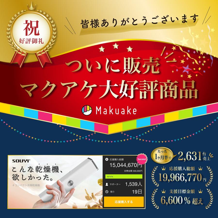 SOUYI（ソウイ） 衣類乾燥機 小型 部屋干し 工事不要 布団乾燥機 靴