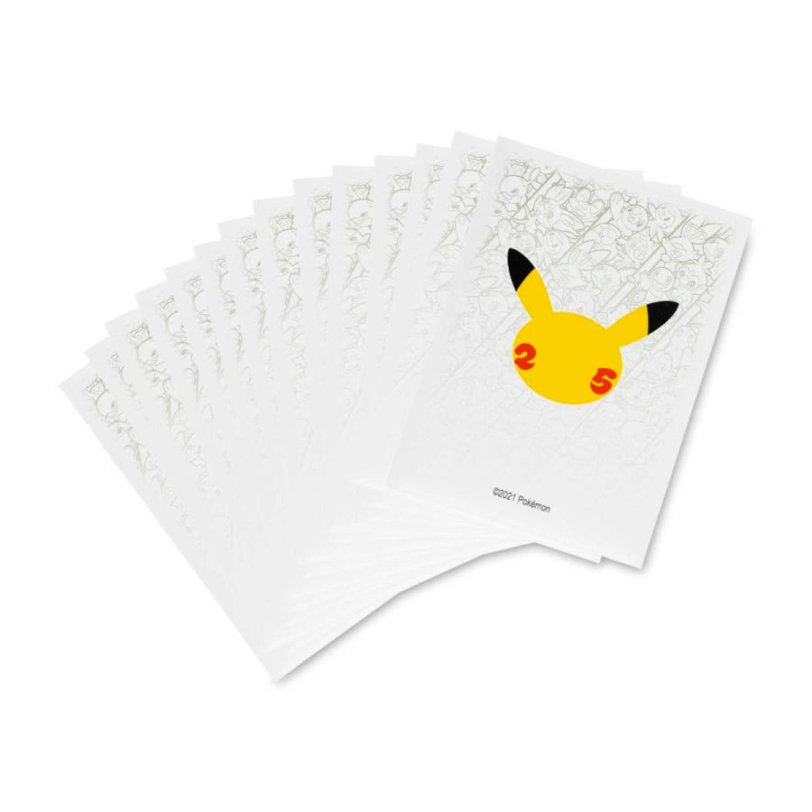 ポケモン25周年記念デザイン 白 スリーブ デッキシールド 65枚入り 海外公式商品 並行輸入品 ポケモンカードゲーム Pmzs 016 Sov Hobby 通販 Yahoo ショッピング