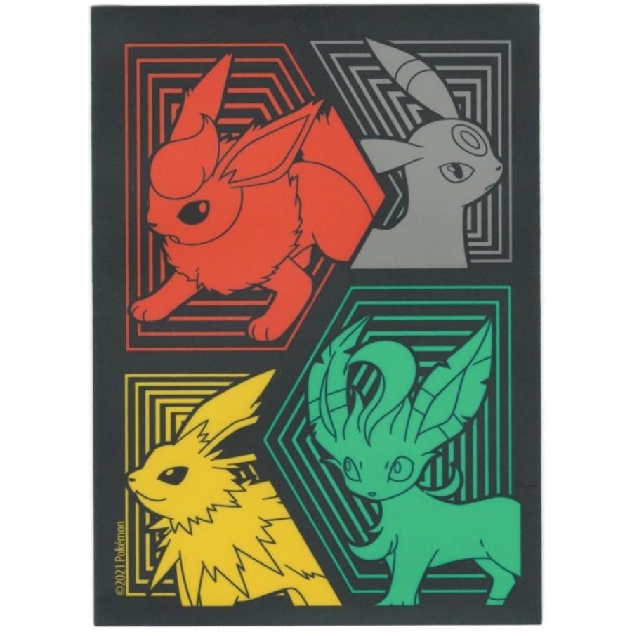 294円 100 の保証 イーブイ進化系スリーブ ブースター ブラッキー サンダース リーフィア デッキシールド 65枚入り 海外公式商品 並行輸入品