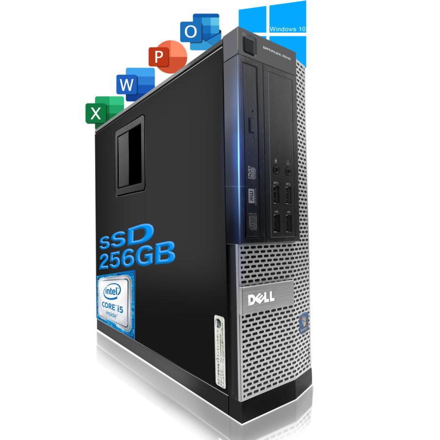 デスクトップパソコン 中古パソコン第三世代corei5 Dell7010 Mircrosoftoffice付き Win10搭載 Wifi Dvd メモリ 8gb 新品ssd 256gb Dell7010 Middle Vetesa 通販 Yahoo ショッピング