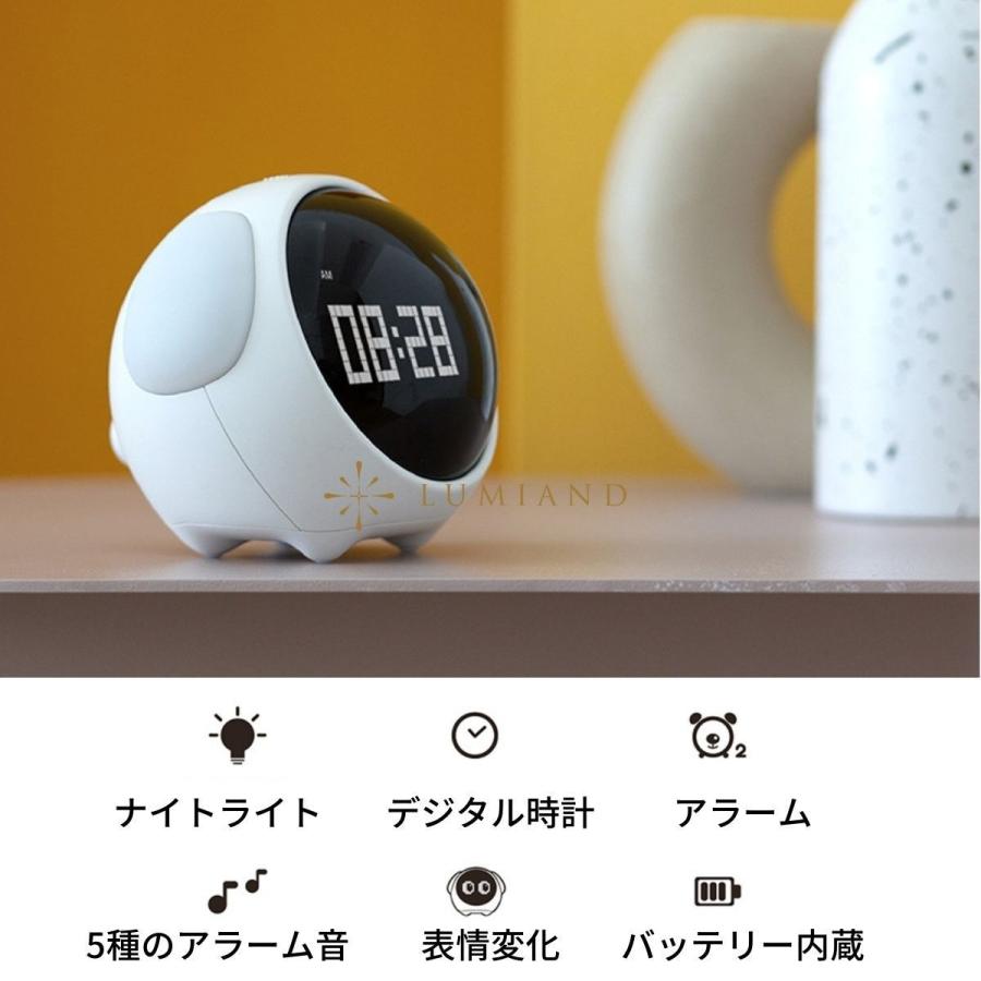 目覚まし時計 置き時計 デジタル クロック デジタル時計 キャラクター かわいい アナログ 北欧 女の子 説明書付き お祝 子供 男の子 スーパーsale セール期間限定 ミニ プレゼント ライト