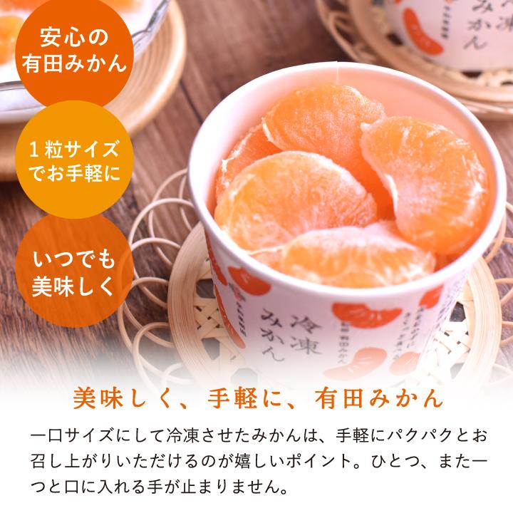 早和果樹園 冷凍みかん 90g×3個 国産 有田みかん ひとくち フルーツ