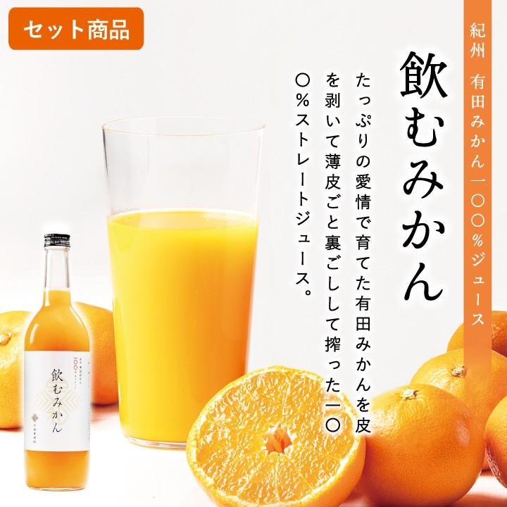 ジュース ギフト みかん ジュース 無添加 贈り物 ストレート 果汁100% 飲むみかん5本ギフト  和歌山 有田 温州みかん 無添加 内祝 | 早和果樹園 | 01