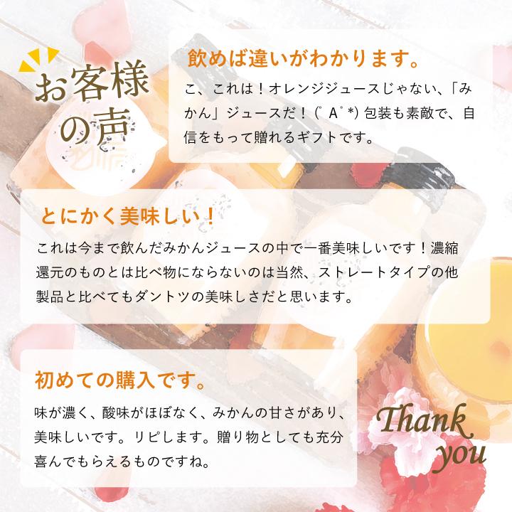 お歳暮 2025 プレゼント ジュース ギフト 無添加  有田 みかん 果汁 100% ストレート 内祝 御祝 飲むみかん6本ギフトR 和歌山 早和果樹園 | 早和果樹園 | 10