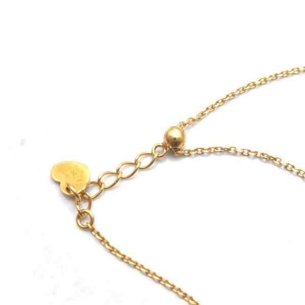 K18　ダイヤモンド　0.30ct　2連　ブレスレット_3