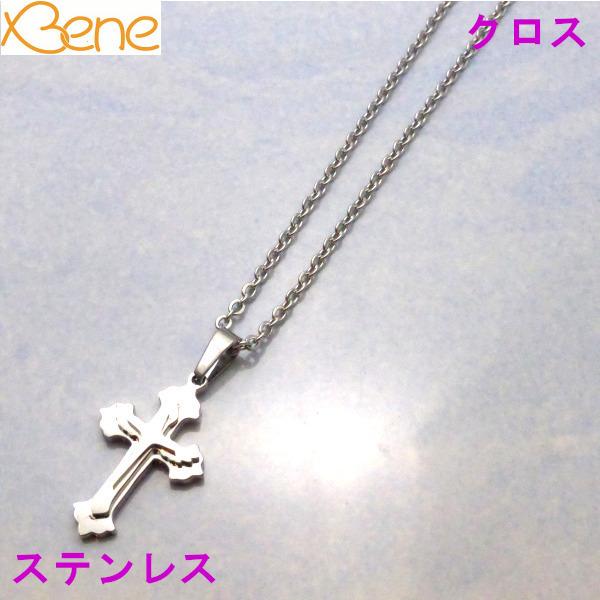 都内で ステンレス ネックレス プレゼント おしゃれ 男性用 メンズ かっこいい クロス ネックレス ペンダント