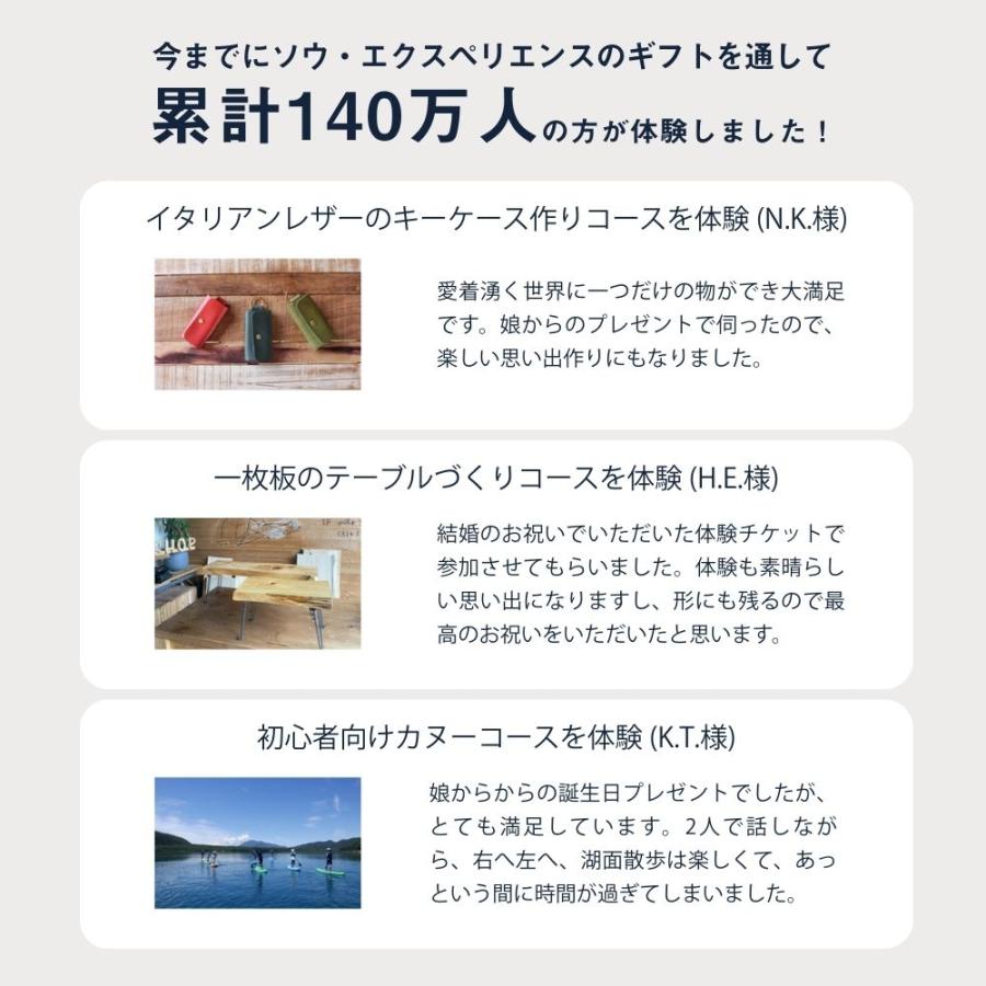 ソウ・エクスペリエンス（SOW EXPERIENCE） 体験ギフト FOR2