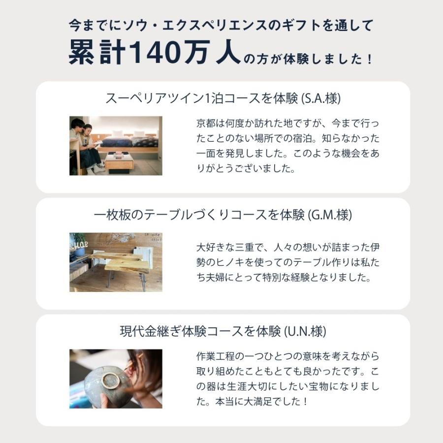 ソウ・エクスペリエンス 体験ギフト FOR2ギフト（RED