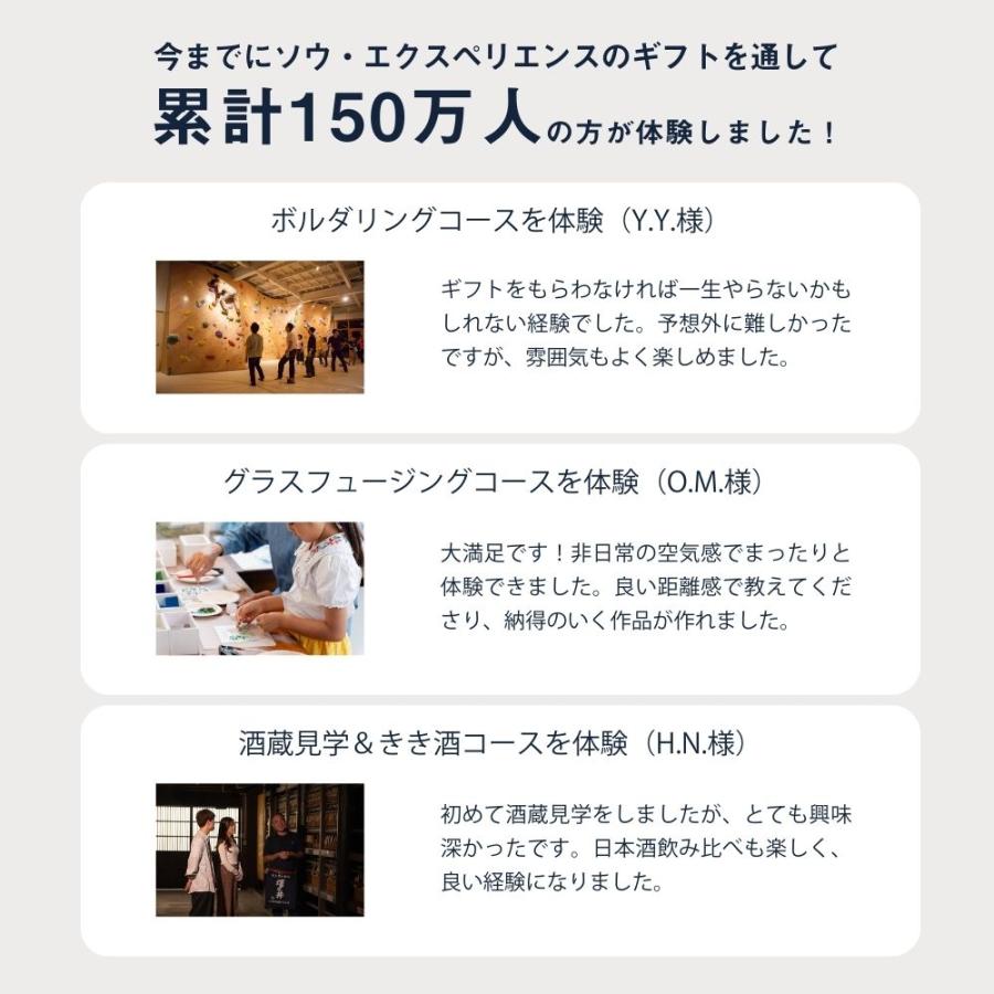 ソウ・エクスペリエンス（SOW EXPERIENCE） 体験ギフト FOR2ギフト