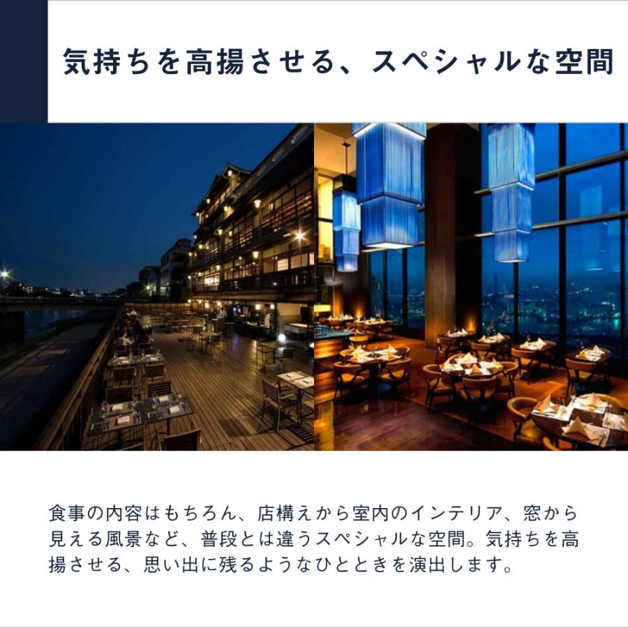ソウエクスペリエンス BROWN レストランでの食事を贈れるギフト。両親や上司など目上の方への