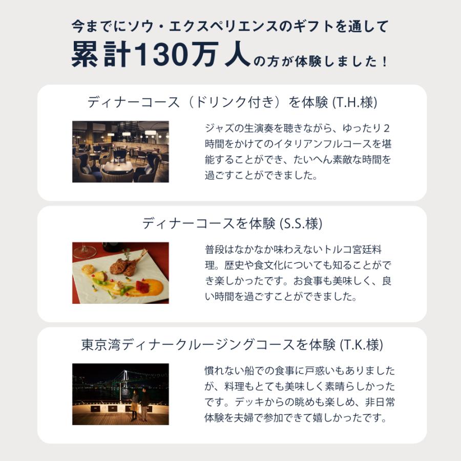 ソウ・エクスペリエンス レストランギフト（BROWN）食事券