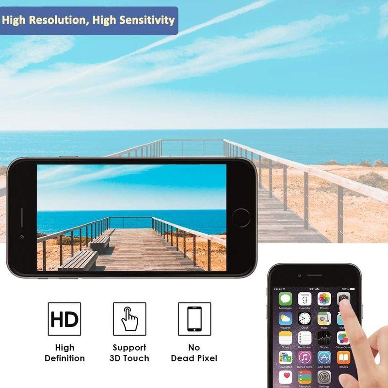 Yodoit for iPhone フロントパネル 液晶パネル LCD 画面 ホームボタン付き フロントガラス デジタイザ スクリーン