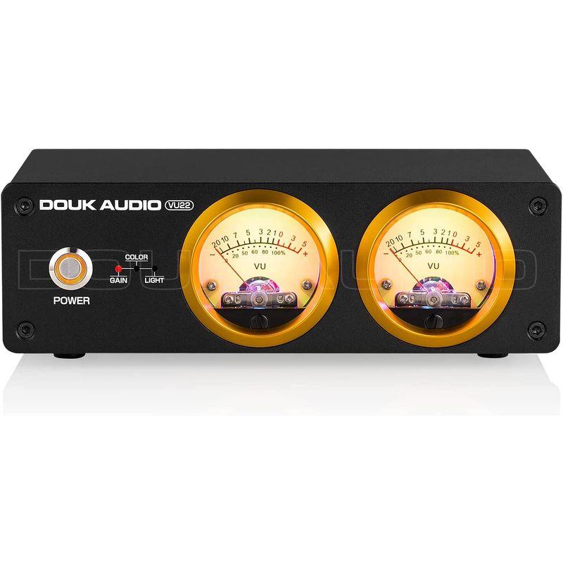 人気の春夏Douk Audio VUメーター デュアルアナログ ディスプレイ