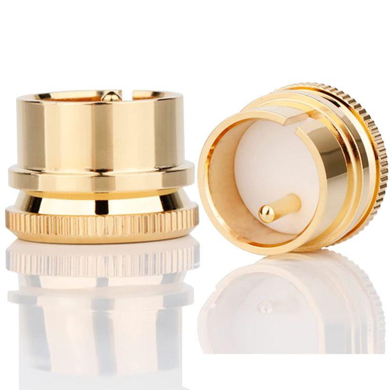 Monosaudio RCAキャップ (XLRオスプラグ, 金メッキ) :20230312191956-00221:そよ風ショップ 通販 Monosaudio RCAキャップ (RCAオスプラグ, 金メッキ)