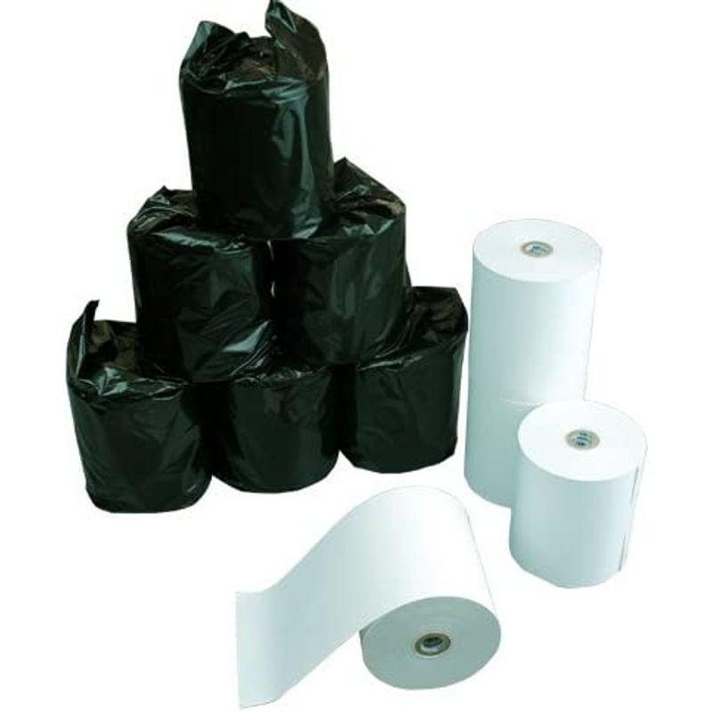 100%正規品ビジコム純正 サーマルロール紙 国産 高保存 芯あり 20巻入