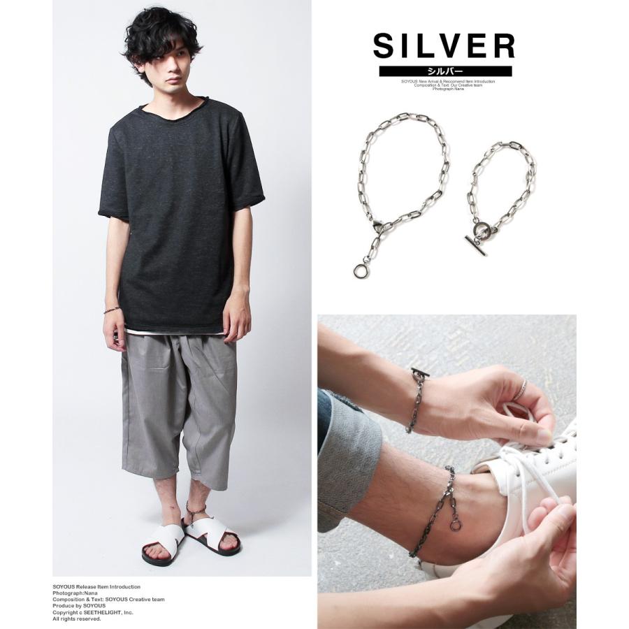 シルバー 925 足ブレスレット メンズ EPIC BOLEN アンクレット メンズ