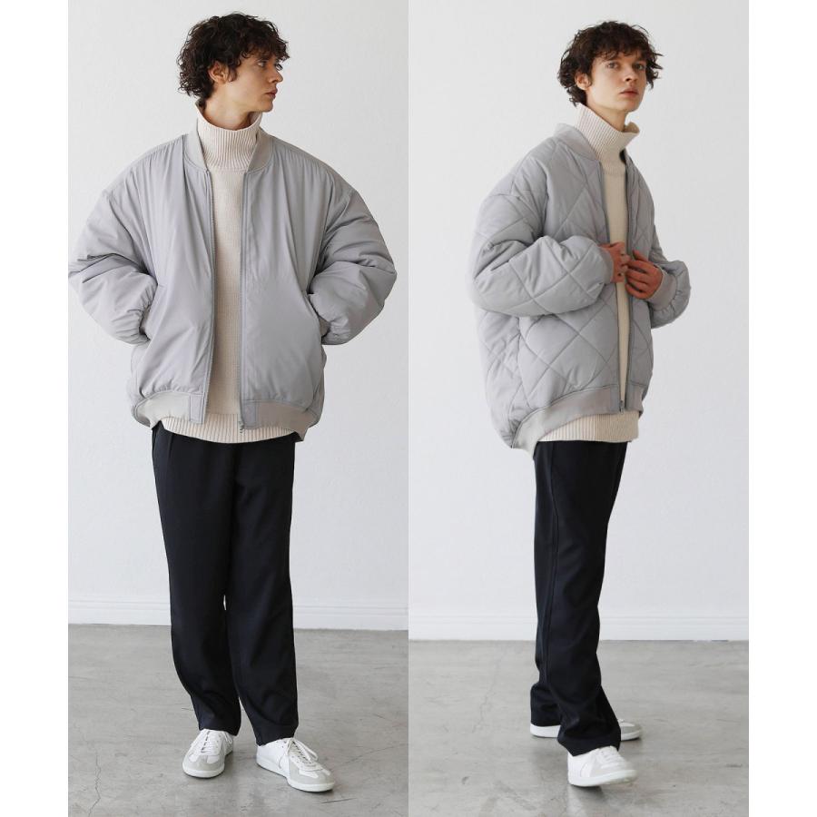 ブルゾン メンズ ボリューム 中綿 リバーシブル 秋 冬 ジャケット