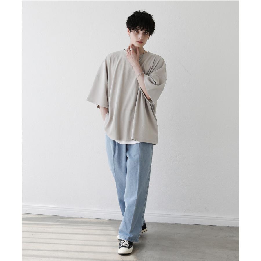 ABC ドルマン　Tシャツ　L 動画掲載】袖タックドルマンTシャツ(カットソー) | Alphabet's