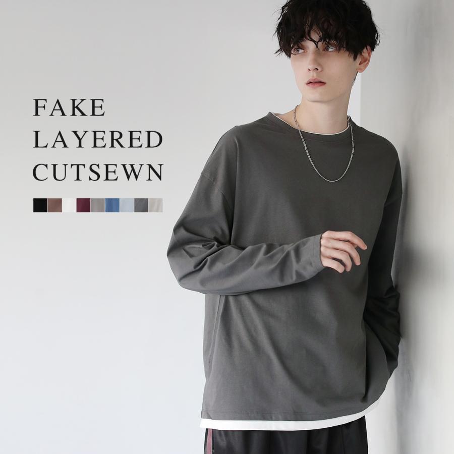 カットソー Tシャツ ロンT 長袖Tシャツ メンズ メンズファッション 秋