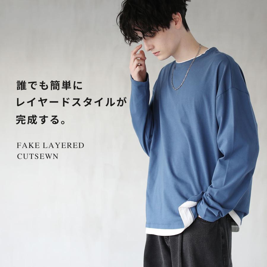 カットソー Tシャツ ロンT 長袖Tシャツ メンズ メンズファッション 秋