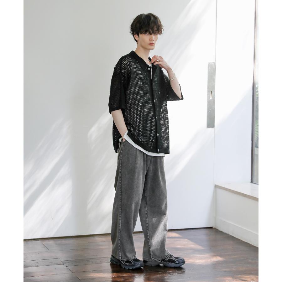 the new society 12Y 透かし編み前開きシャツ the new society 12Y 透かし編み前開きシャツ - メルカリ