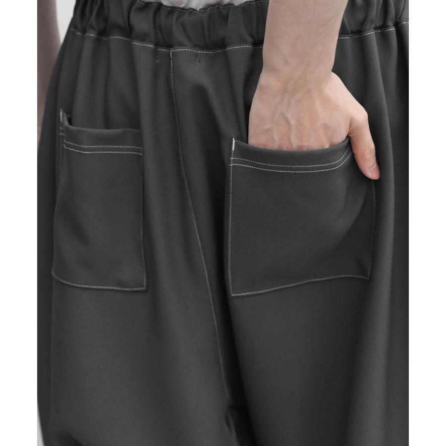 ショーツ メンズ ショートパンツ バギーフィット スラックス サルエル