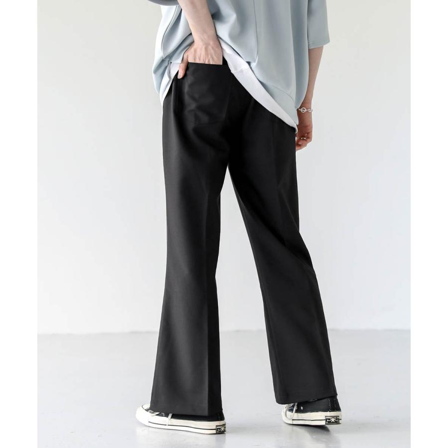 フレアパンツ メンズ スラックス シューカットパンツ フレア フレアパンツ メンズ スラックス シューカットパンツ フレア