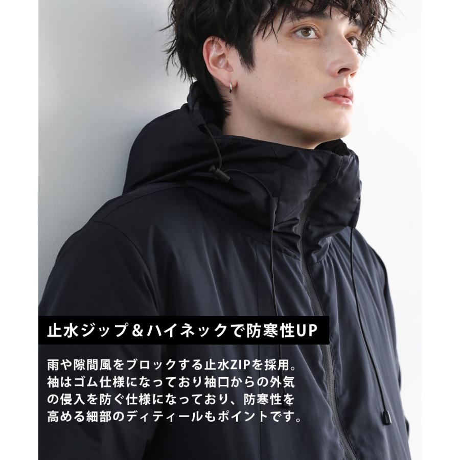 ジャケット・アウター 23ss WOOL MAX CANVAS HOODED BLOUSON Long autumn-weight stretch jacket - UNDERWOOD GREEN | Colmar