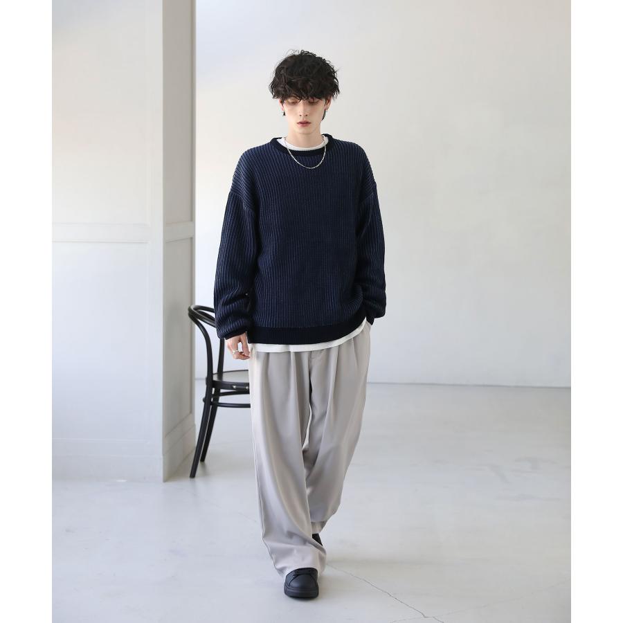 INDEPICT FLAVOR クルーネック Sサイズ グレー INDEPICT FLAVOR クルーネック Sサイズ グレー