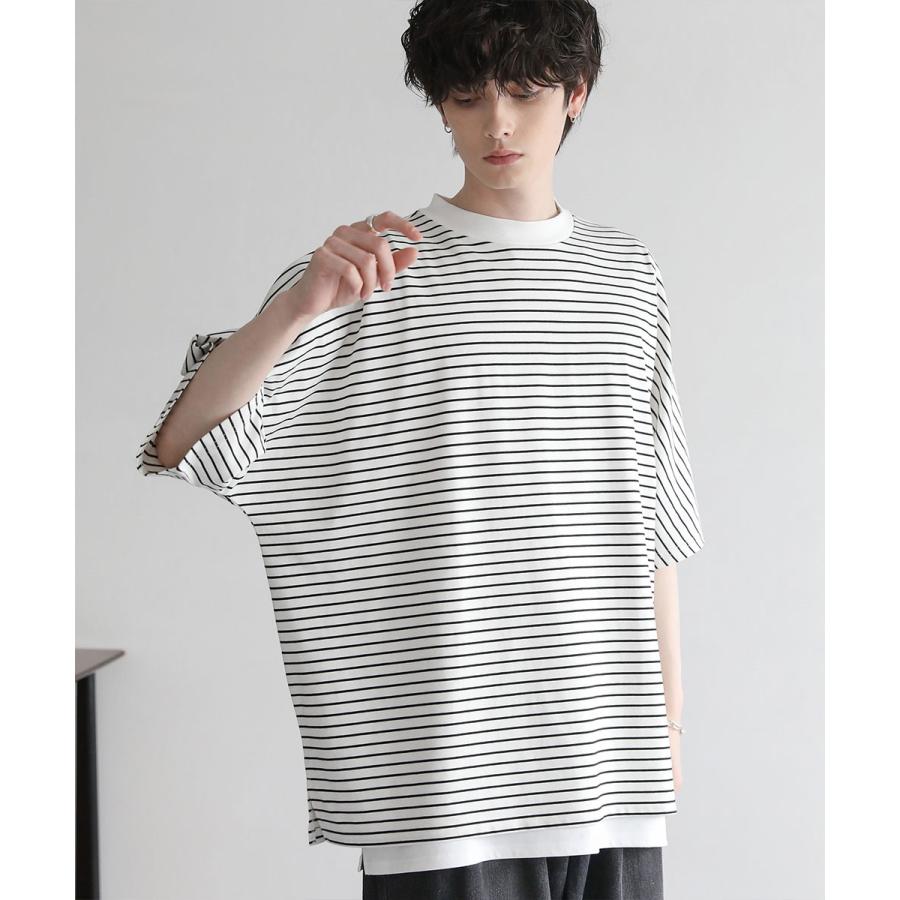 Tシャツ メンズ カットソー COOLMAX(R) モックネック 涼しい Tシャツ メンズ カットソー COOLMAX(R) モックネック 涼しい