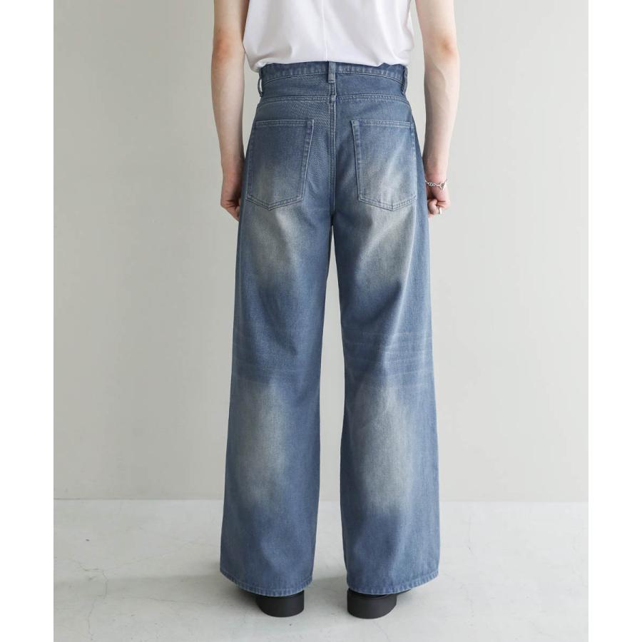 メンズ デニム パンツ ジーンズ 12.3 オンス ワイド バギー