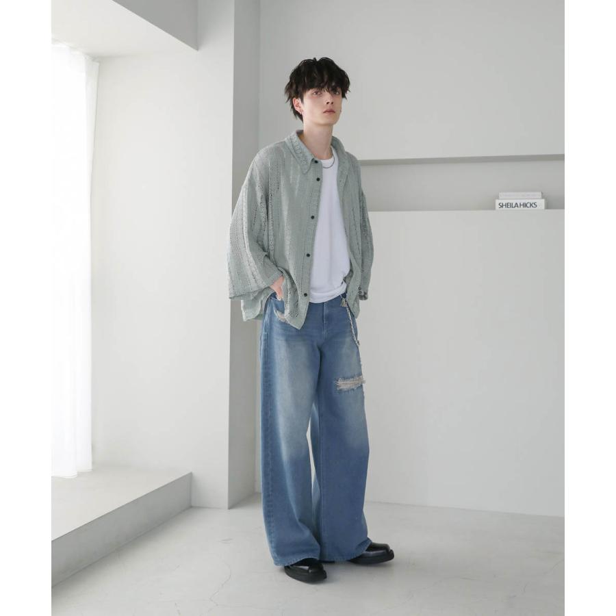 三*吉様 saint martin スーパーバギーデニム ダメージジーンズ 三*吉様 saint martin スーパーバギーデニム ダメージジーンズ 三*吉様