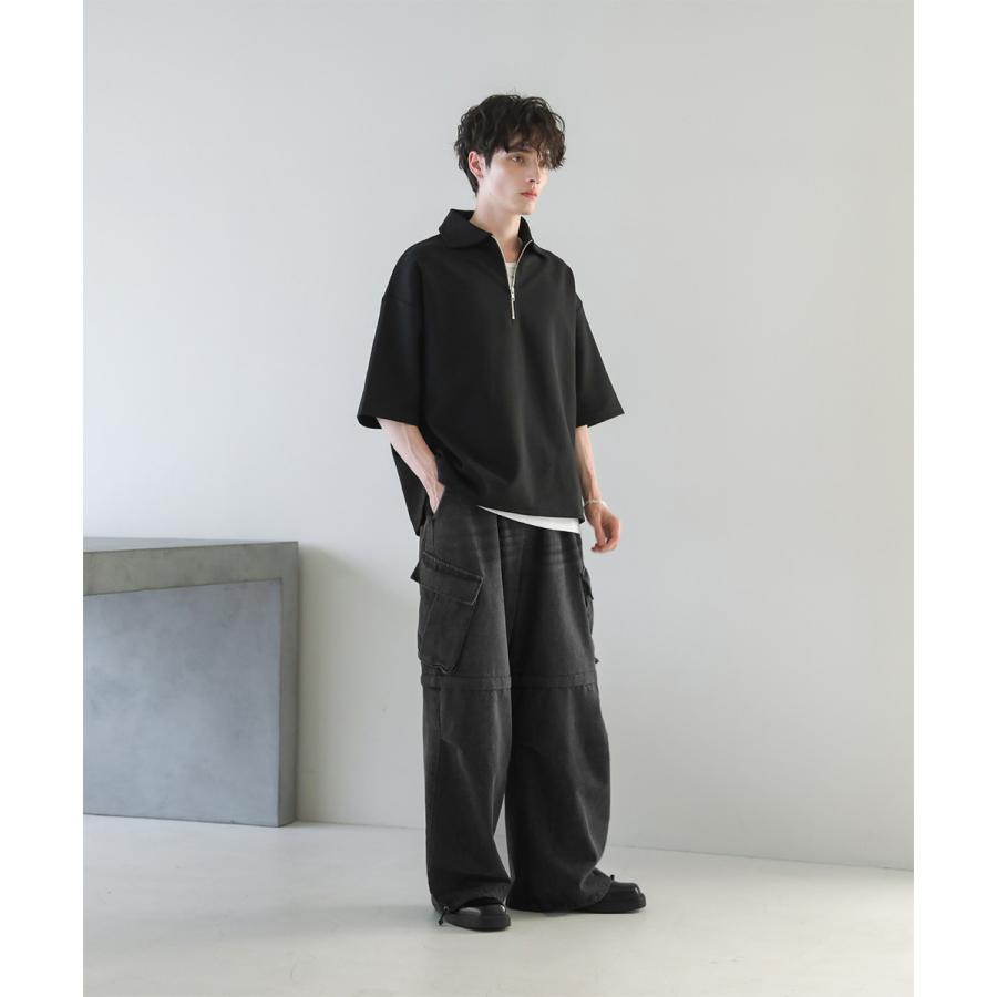 メンズ カーゴ パンツ デニム ショートパンツ ショーツ オーバー メンズ カーゴ パンツ デニム ショートパンツ ショーツ オーバー
