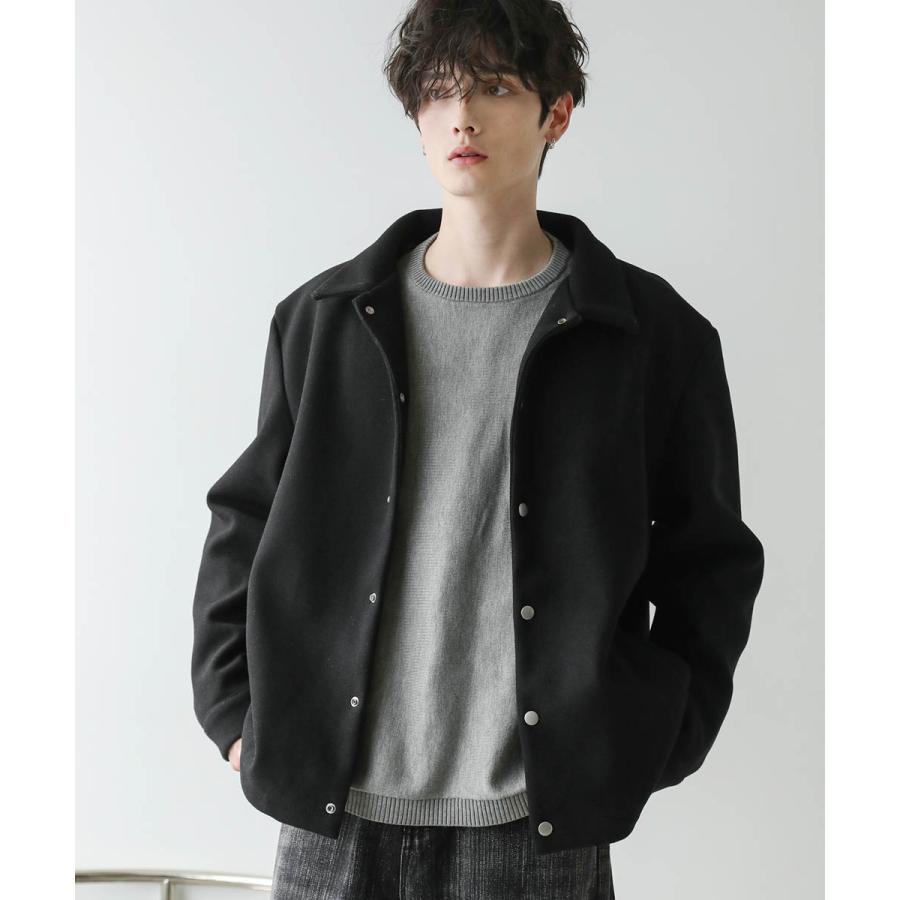 コーチジャケット アウター ジャケット メンズ 冬 冬服 メルトン