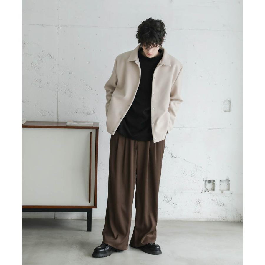 コーチジャケット アウター ジャケット メンズ 冬 冬服 メルトン