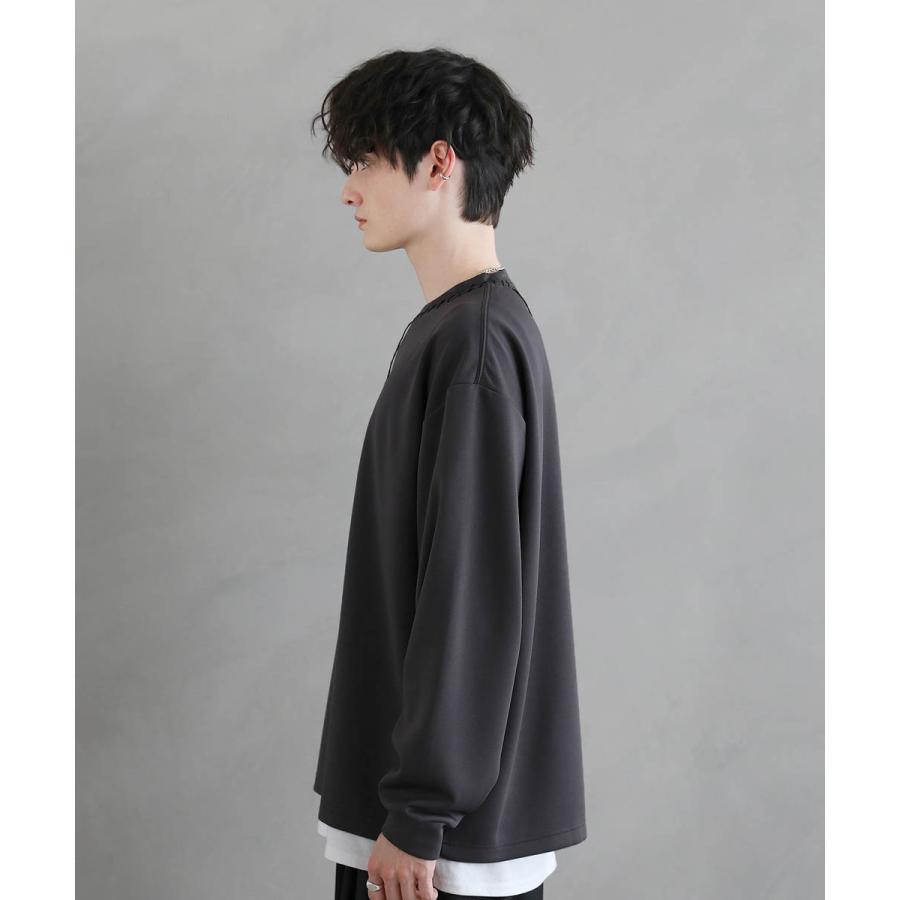ASTRONOMY Tシャツ メンズ 長袖 ロンT 秋 秋服 プリント ステッチ