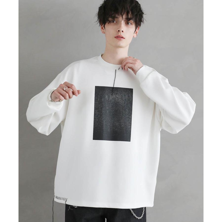 ASTRONOMY Tシャツ メンズ 長袖 ロンT 秋 秋服 プリント ステッチ