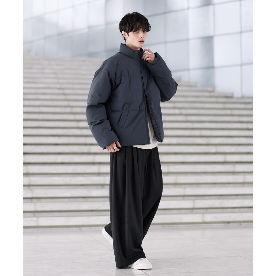 ○★新品 未使用 MARK&LONA タートルネック ダウンブルゾン 定番高機能 メンズ ダウン アウター 冬 ジャケット ブルゾン