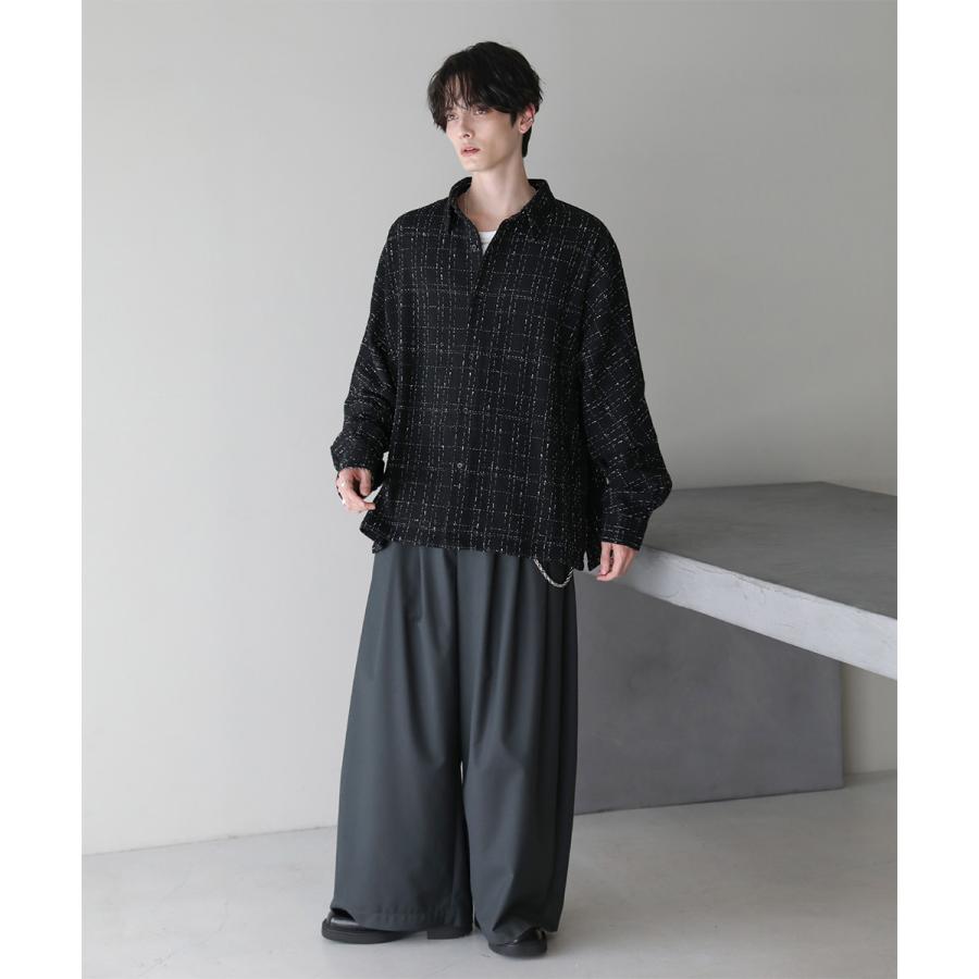 ASTRONOMYツイードドルマンシャツ : SOYOUS ソユーズ - 通販 - Yahoo