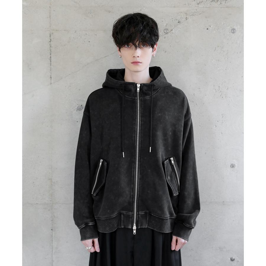 A-THUG & DJ MUNARI アルバム スウェット パーカー 黒 XL ASTRONOMY メンズ ジャケット ピグメント パーカー スウェット フード