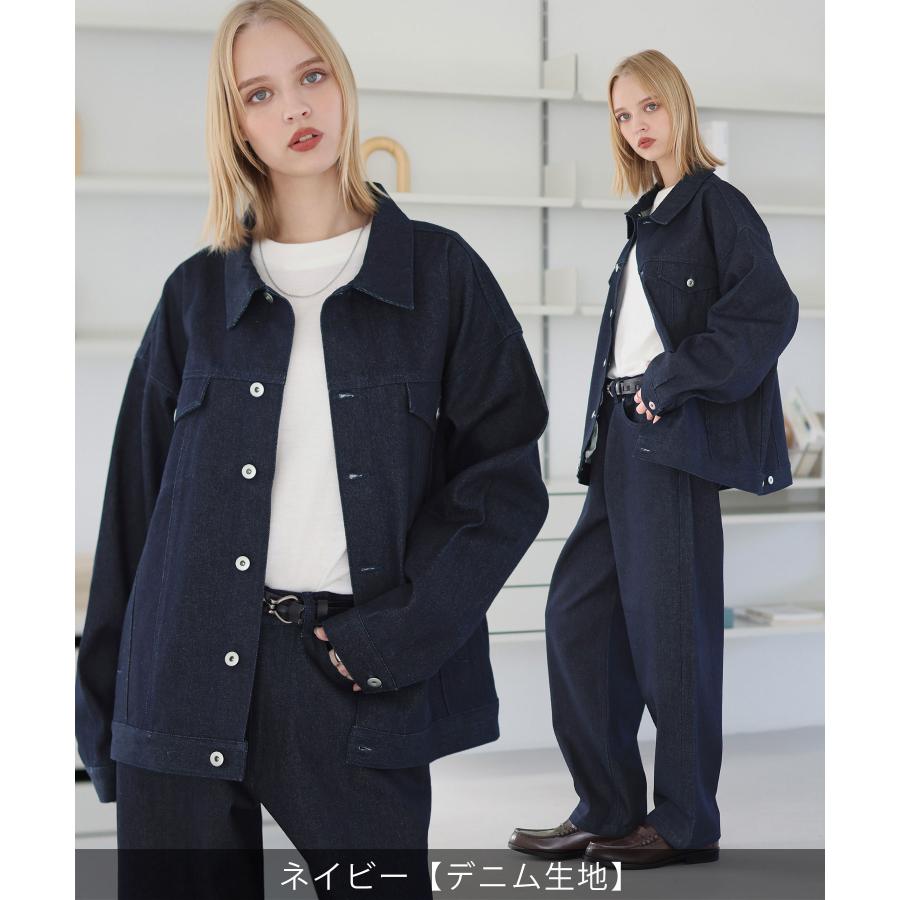 セットアップ 2点セット】デニム コーデュロイ ジャケット ワイド