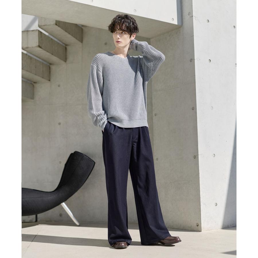ESSENTIALS グレー オーバーサイズ ニット ニットセットアップスカート(スカート)｜S.ESSENTIALS(エス
