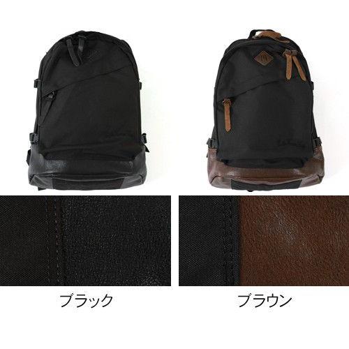 日本製 コーデュラナイロン × 本革 レザー バックパック リュック 