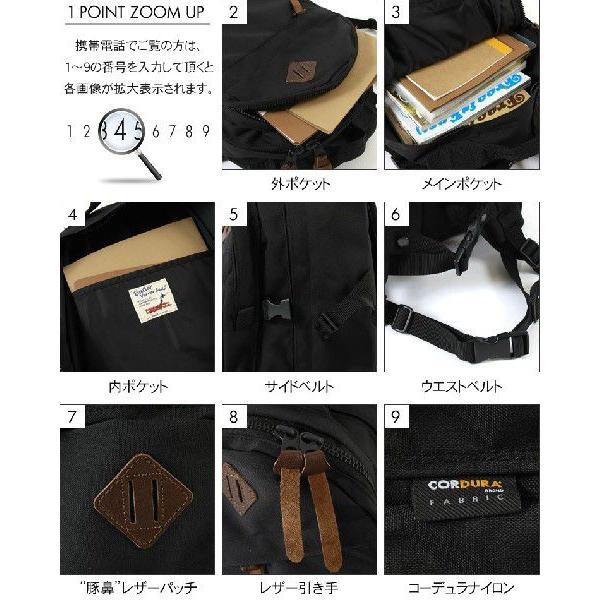 日本製 コーデュラナイロン × 本革 レザー バックパック リュック 