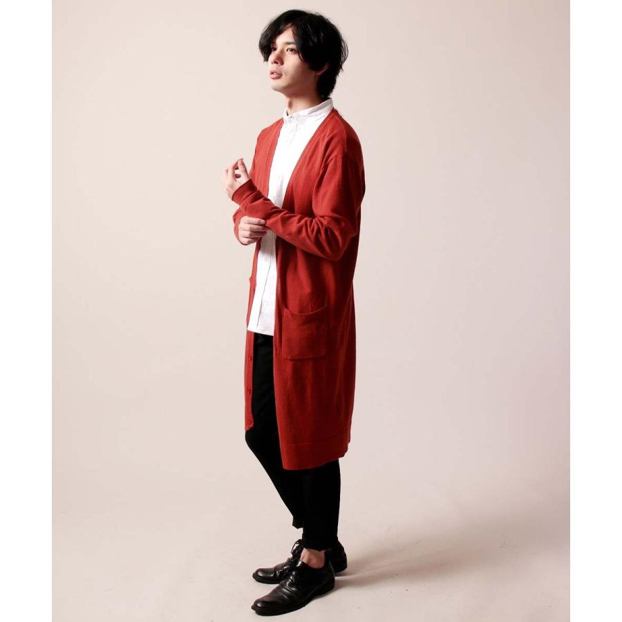 カーディガン ロング メンズ 春 夏 ロングカーディガン 薄手 綿100 コットン ニット ロング コーディガン Buy Soyous ソユーズ 通販 Yahoo ショッピング
